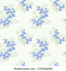 Kunstnahtloses Muster mit abstrakten Blumen. Modernes Design für Papier, Deckel, Stoff, Inneneinrichtung und andere Benutzer.