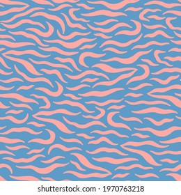 Artistic seamless pattern with abstract leaves. Modern design for paper, cover, fabric, interior decor and other users.