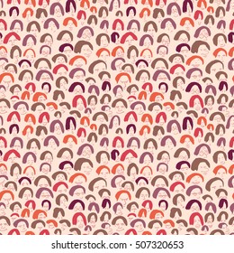 Artistic seamless pattern with crowd of people. Ink drawing simply faces in doodle style. Design for social media, backgrounds and textile or wrapping design