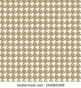 Artistic seamless texture. Modern geometric pie de  poul,pattern, checks, rug,background. Monochrome repeating pattern with interlacing wavy lines.
