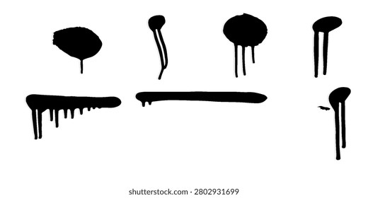 Conjunto artístico Elementos tinta