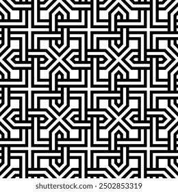 Artistic shapes Repeating patterns. Geometric Graphic Art Seamless pattern of Printable vector.