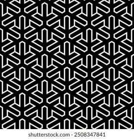 Formas artísticas Padrões de repetição. Tesselação geométrica Arte Padrão contínuo de vetor imprimível.