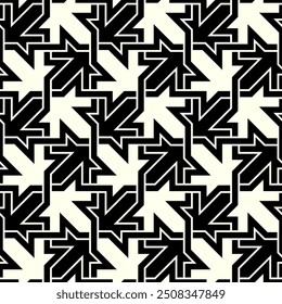 Artistic shapes Repeating patterns. Geometric tessellation Art Seamless pattern of Printable vector.