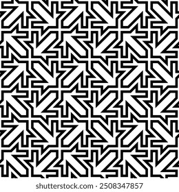 Artistic shapes Repeating patterns. Geometric tessellation Art Seamless pattern of Printable vector.