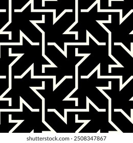 Formas artísticas Repitiendo patrones. Teselación geométrica Arte Patrón sin fisuras de Vector imprimible.