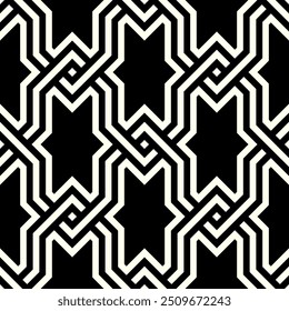 Formas artísticas de padrões de Repetição. Geometric Graphic Art Padrão contínuo de vetor imprimível.