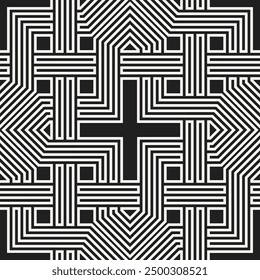 Artistic shapes Seamless pattern. Geometric Art Repeating patterns background of Printable vector.