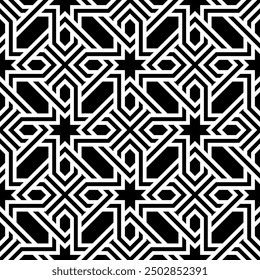 Künstlerische Formen Nahtloses Muster. Geometrische Kunst Wiederholte Muster Hintergrund der druckbaren Vektor.