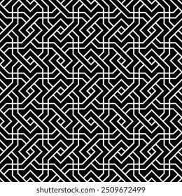 Formas artísticas de padrão contínuo. Arte Geométrica Padrões de repetição fundo do vetor Imprimível.