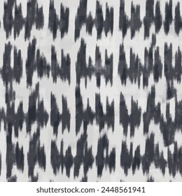 Artistic shibori geo deep dye geo tie stripe, Abstract indigo pattern. Blue color background. Woven jeans texture for design prints. Vector illustration.