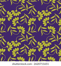 Artistieke eenvoudige takken bloemen pioenen, dahlia en knoppen met bladeren naadloos patroon. Vector hand getekend. Retro, vintage, pastelprint. Sjabloon voor ontwerp, stof, mode, behang, textiel