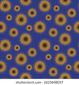 Artistic simple branches flowers peonies, dahlia and buds with leaves seamless pattern. Vector hand drawn. Retro, vintage, pastel print. Template for design, fabric, fashion, wallpaper, textile