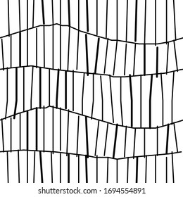 Artistic simple line vector pattern. chaotic lines texture. monocrome geometric wallpaper