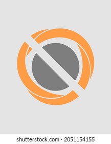 artistic simple logo to look at