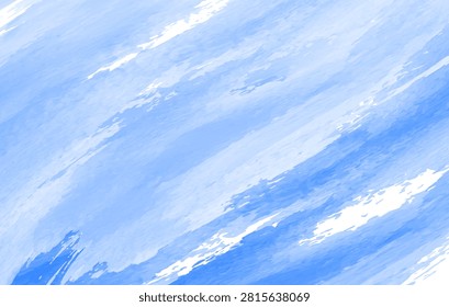 Artistic sky blue watercolor gradient background with textured diagonal brush strokes. Creative acrylic paint daubs, soft azure stains, and light canvas wash effects for modern backdrop designs.