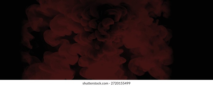 Artistic Smoke Flow Creating a Surreal and Expressive Scene