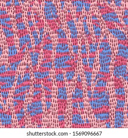 Artistic striped seamless pattern. Silhouette of animal skin zebra tiger fur print. Torn borders. Background with wavy abstract stripes and hatched texture. 