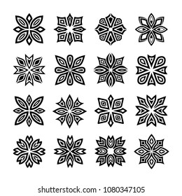 Artistic Symbol Design Element Vector Set