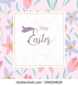  Plantilla artística. Felices tarjetas de Navidad de Pascua e invitaciones. Diseño de marco y fondo abstracto. Ilustración vectorial.