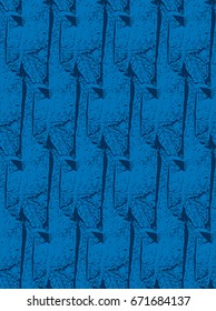 Artistic texture of nature. Vector seamless pattern. Separate colors.