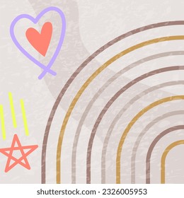 Artistic textured background print multi colored