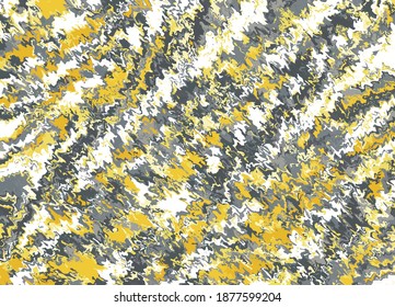 Artistic tie dye background. ultimate gray and illuminating yellow colors.marble artwork. contemporary painting