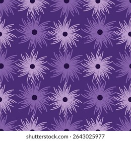 Artistic tiny flowers seamless pattern. Vector hand drawn. Dark floral print. Template for design, fabric, fashion, textile, paper, wallpaper
