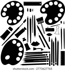 Artistic Tools and Supplies for Creative Projects