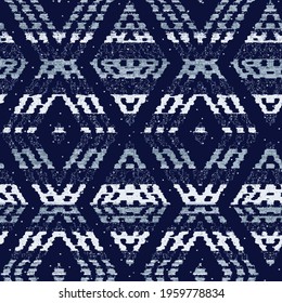 Artistic traditional seamless motifs, stripe, textured check nature pastel coloured boho Pattern  Dyed Print  design . Abstract Hand Ethnic Batik runner carpet, rug, scarf, curtain, vector