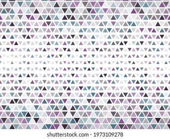 Artistic triangles halftone backdrop. Fade triangular shapes banner background. Random triangles halftone grid.