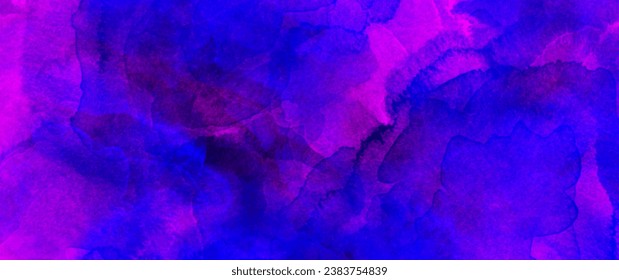 Artistic vector grunge background for background, cover, poster, flyer. Blue, pink and purple illustration. Grunge texture. Hand drawing template. Futuristic backdrop.