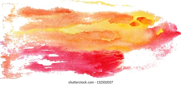 Artistic vector watercololor background.