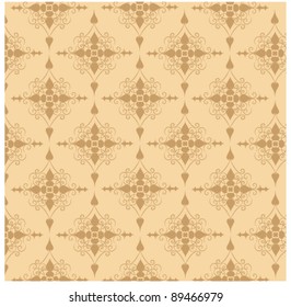 The artistic wallpaper pattern vector.