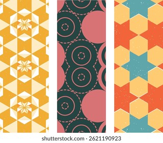 Artistic Watercolor Abstract Pattern with Organic Elements for Fabric Use