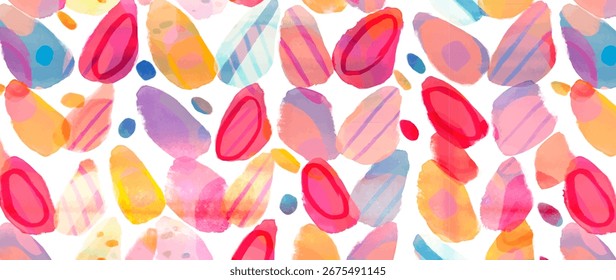 Padrão abstrato aquarela artística, perfeito para projetos criativos e visuais decorativos.