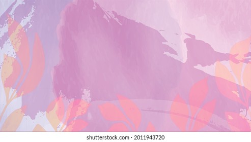 Artistic watercolor background vector for prints, wall art, cover and invitation cards.