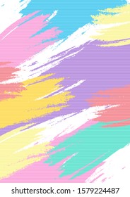 Artistic watercolor paint background. Abstract art background. Oil painting on canvas. Color texture. Fragment of artwork. Spots of paint. Brushstrokes of paint. Modern art. Contemporary art canvas.