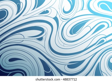 Artistic wave pattern