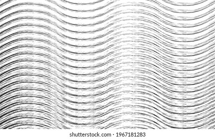 Artistic Wavy Lines Seamless Pattern