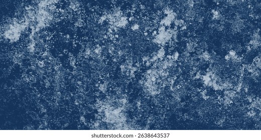 Artistic Weathered Surface in Blue with Central Cloud-Resembling Shape

