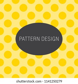 Artistic Yellow Geometric Shapes pattern , seamless background can use for design , vector.
