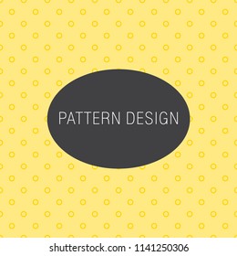 Artistic Yellow Geometric Shapes pattern , seamless background can use for design , vector.
