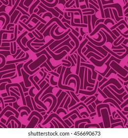 Artistically ethnic pattern. Blue and black hand-drawn, ethnic, retro, doodle, vector, zentangle tribal design element.