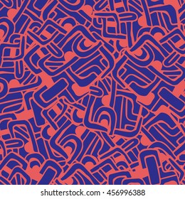 Artistically ethnic pattern. Hand-drawn, ethnic, retro, doodle, vector, zentangle tribal design element.