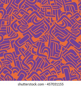 Artistically ethnic pattern. Hand-drawn, ethnic, retro, doodle, vector, zentangle tribal design element.