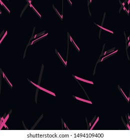 for artists pattern with runic symbols on a black background