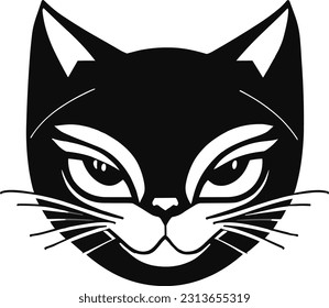 Die Skizze des Künstlers zeigt die Eleganz einer schwarzen Katze mit subtilen grauen Akzenten, die gepostierte Haltung und den gewölbten Rücken, die zu ihrer fesselnden Präsenz beitragen.