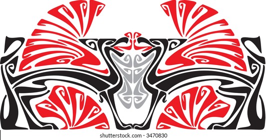 Art-nuvo ornament