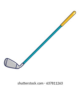 Artoon Illustration Of Golf Club Vector Icon For Web